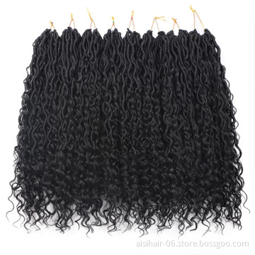 Aisi Beauty Wholesale Cheap Vendor Long Wavy River Faux Locs Passion Crochet Braids Hairpieces Extensions For Black Women